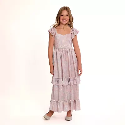 Bonnie Jean Big Kid Girls Sleeveless Maxi Dress