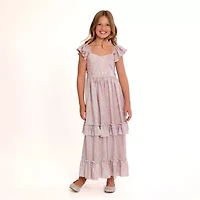Bonnie Jean Big Kid Girls Sleeveless Maxi Dress