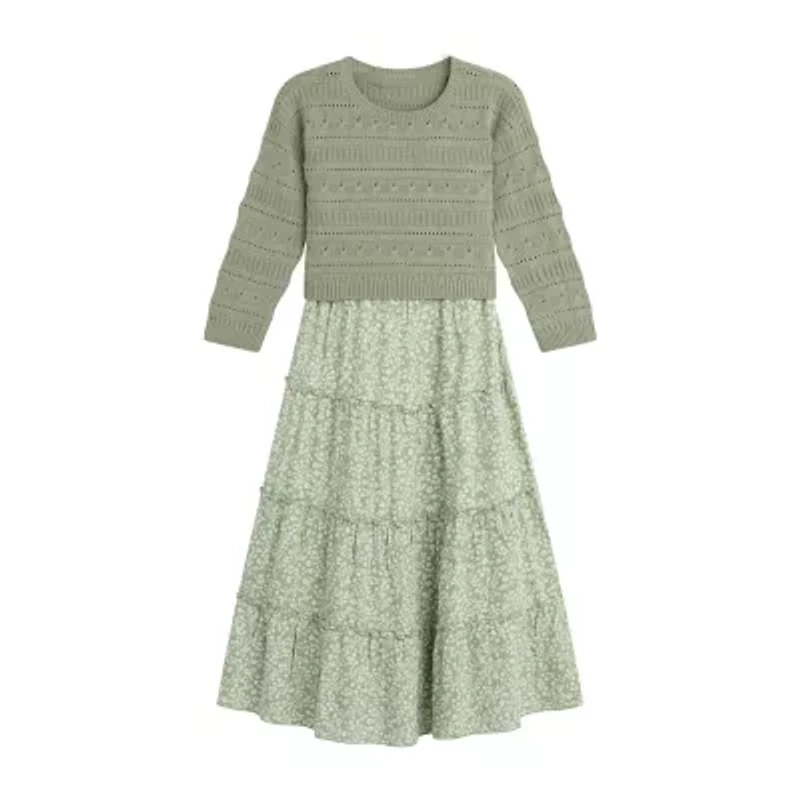 Knit Works Big Kid Girls Dress Set