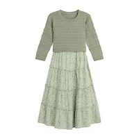 Knit Works Big Kid Girls Dress Set