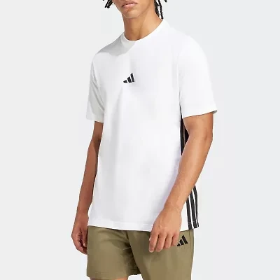 adidas Mens Crew Neck Short Sleeve Active T-Shirt