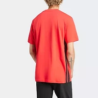 adidas Mens Crew Neck Short Sleeve Active T-Shirt