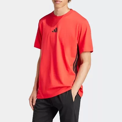 adidas Mens Crew Neck Short Sleeve Active T-Shirt