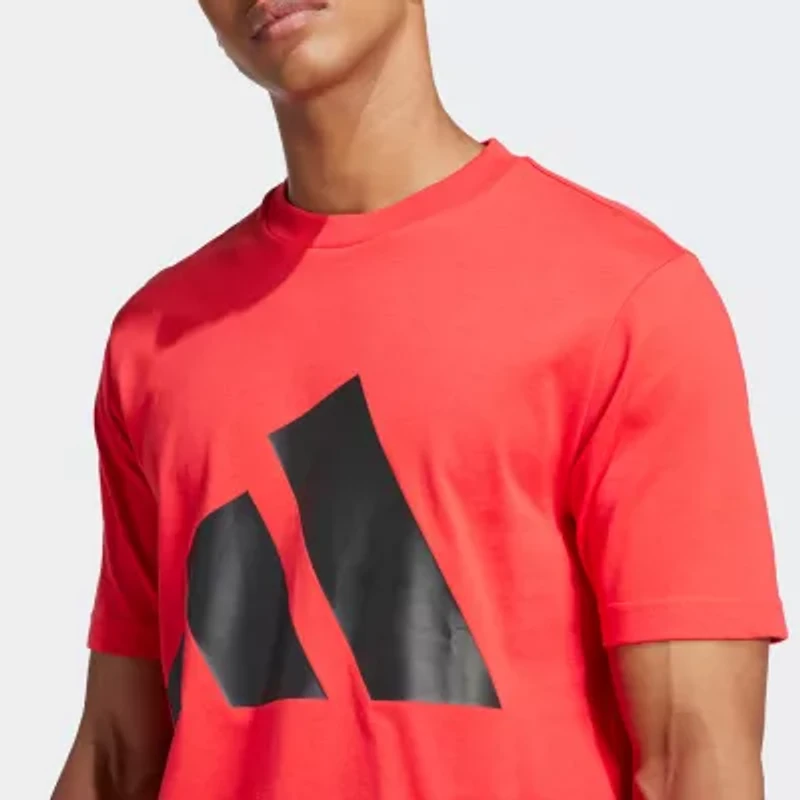 adidas Mens Crew Neck Short Sleeve Big and Tall Graphic T-Shirt