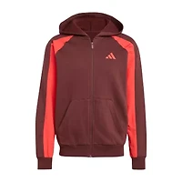 adidas French Terry Mens Fleece Midweight Big and Tall Jacket