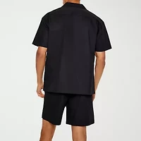 Forever 21 Mens Short Sleeve Regular Fit Button-Down Shirt