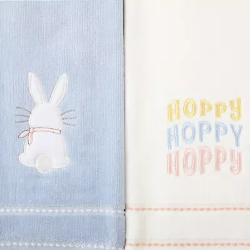 Avanti Hoppy Bunny 2-pc. Hand Towel
