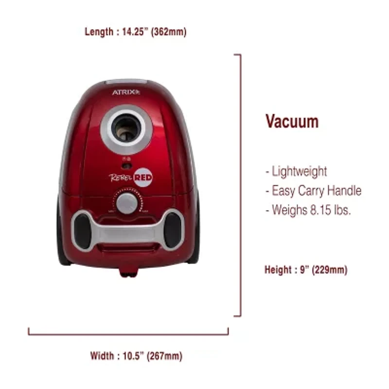 Atrix 2qt Hepa Cannister Vacuum