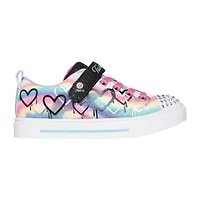 Skechers Twinkle Sparks Ombre Love Little Kid Girls Sneakers