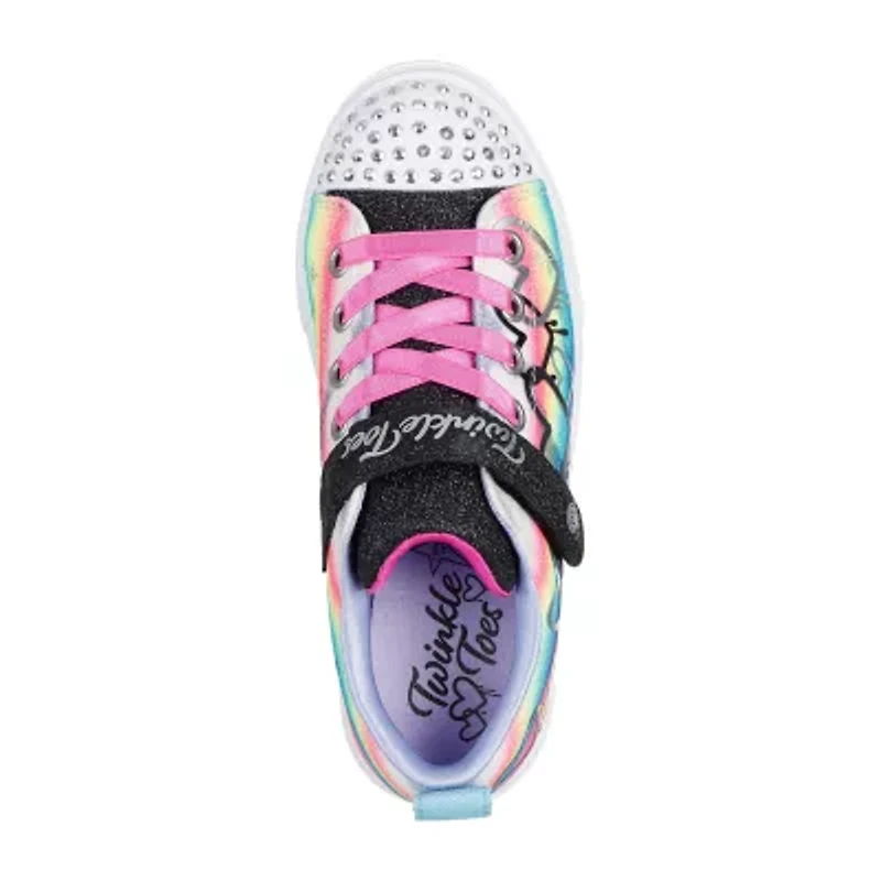 Skechers Twinkle Sparks Ombre Love Little Kid Girls Sneakers