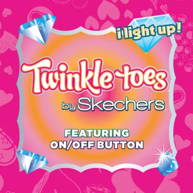 Skechers Twinkle Sparks Ombre Love Little Kid Girls Sneakers