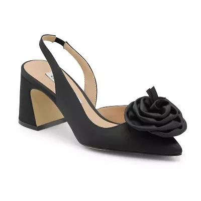 Charles David Althea Womens Pointed Closed Toe Block Heel Pumps