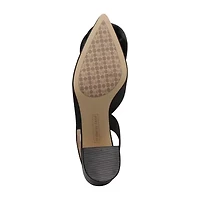 Charles David Althea Womens Pointed Closed Toe Block Heel Pumps