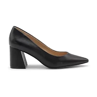 Charles David Ayra Womens Pointed Closed Toe Block Heel Pumps