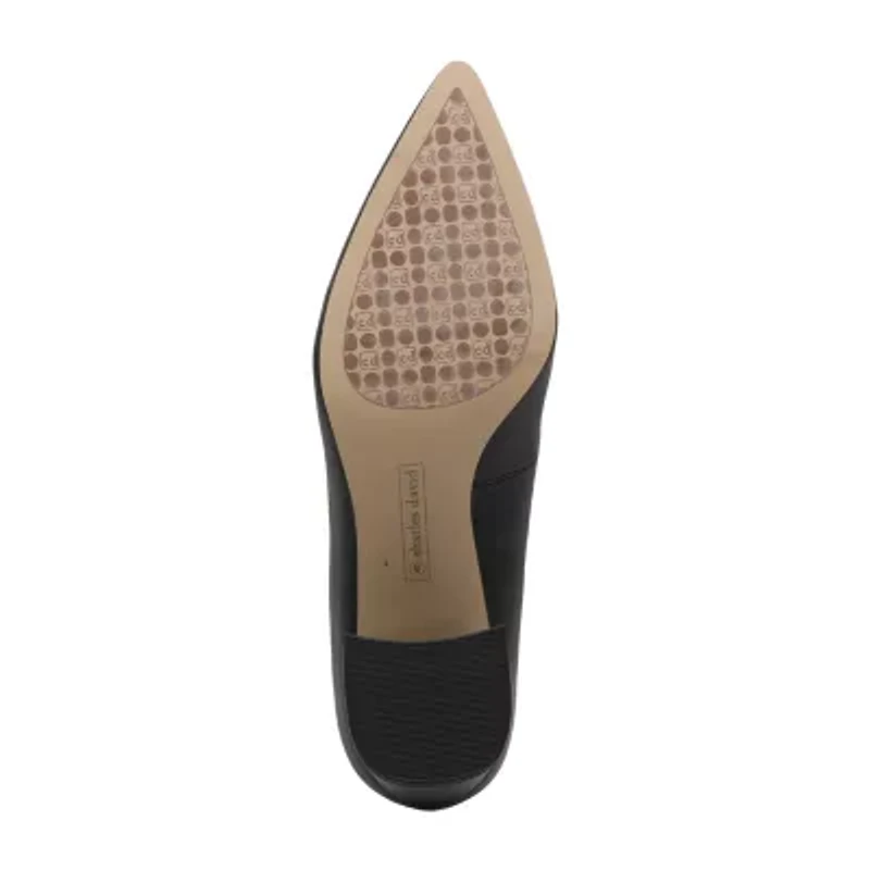 Charles David Ayra Womens Pointed Closed Toe Block Heel Pumps