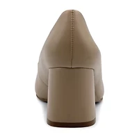 Charles David Ayra Womens Pointed Closed Toe Block Heel Pumps