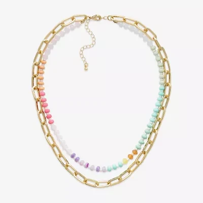 Bijoux Bar Womens 18 Inch Strand Necklace