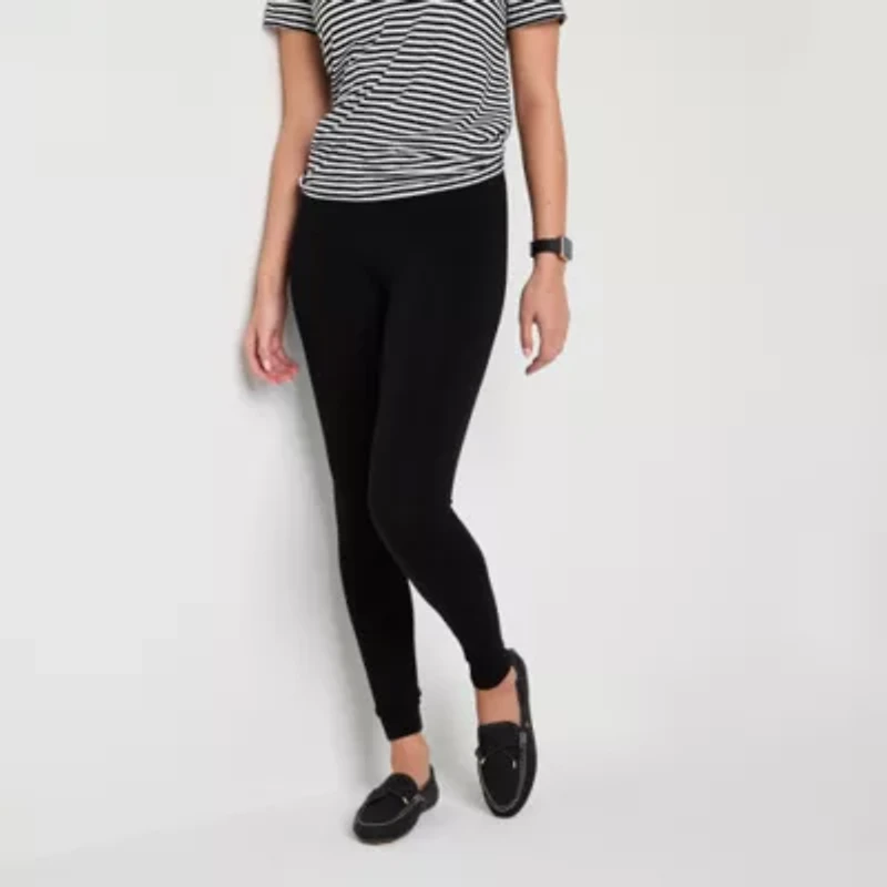 Mixit Knit Womens Mid Rise 28 1/2" Full Length Leggings