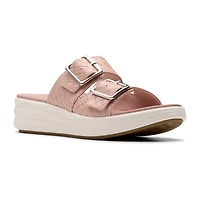 Clarks Cloudsteppers Womens Drift Buckle Slide Sandals