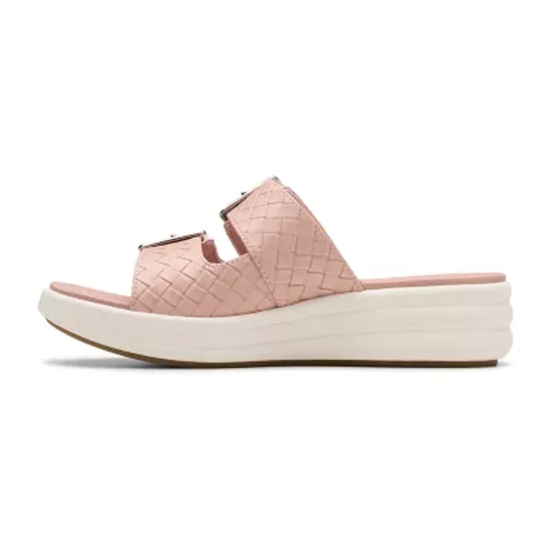 Clarks Cloudsteppers Womens Drift Buckle Slide Sandals