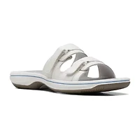 Clarks Cloudsteppers Womens Breeze Piper Slide Sandals