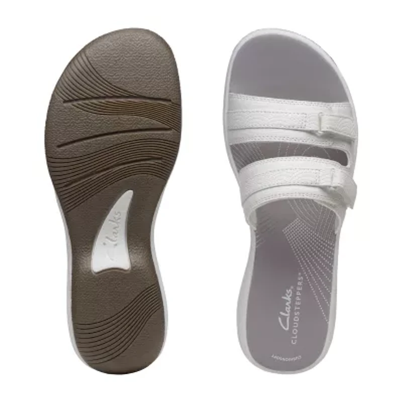 Clarks Cloudsteppers Womens Breeze Piper Slide Sandals