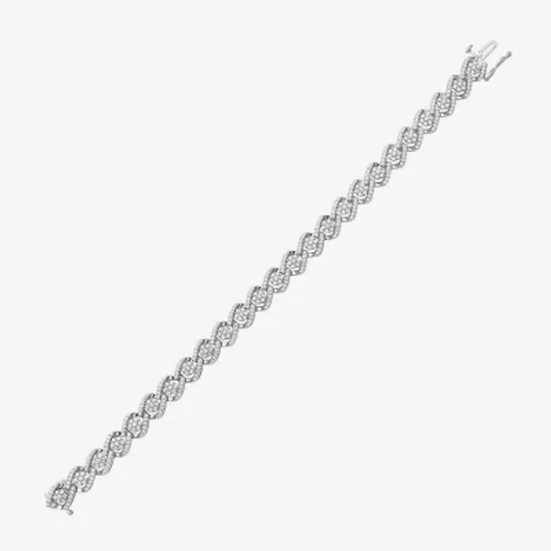 Limited Quantities! Womens 3 CT. T.W. Natural White Diamond 10K White Gold Tennis Bracelet