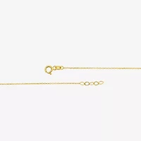 "Love" Womens 10K Gold Heart Charm Bracelet