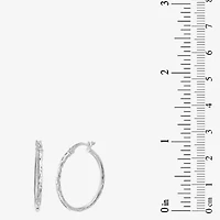 Womens Sterling Silver Round 4 Pair Earring Set