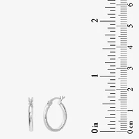 Womens Sterling Silver Round 4 Pair Earring Set