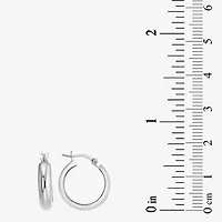 Womens Cubic Zirconia Sterling Silver Round Pair Earring Set