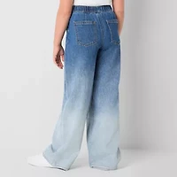 Vanilla Star Big Kid Girls Ultra Cozy Wide Leg Jean