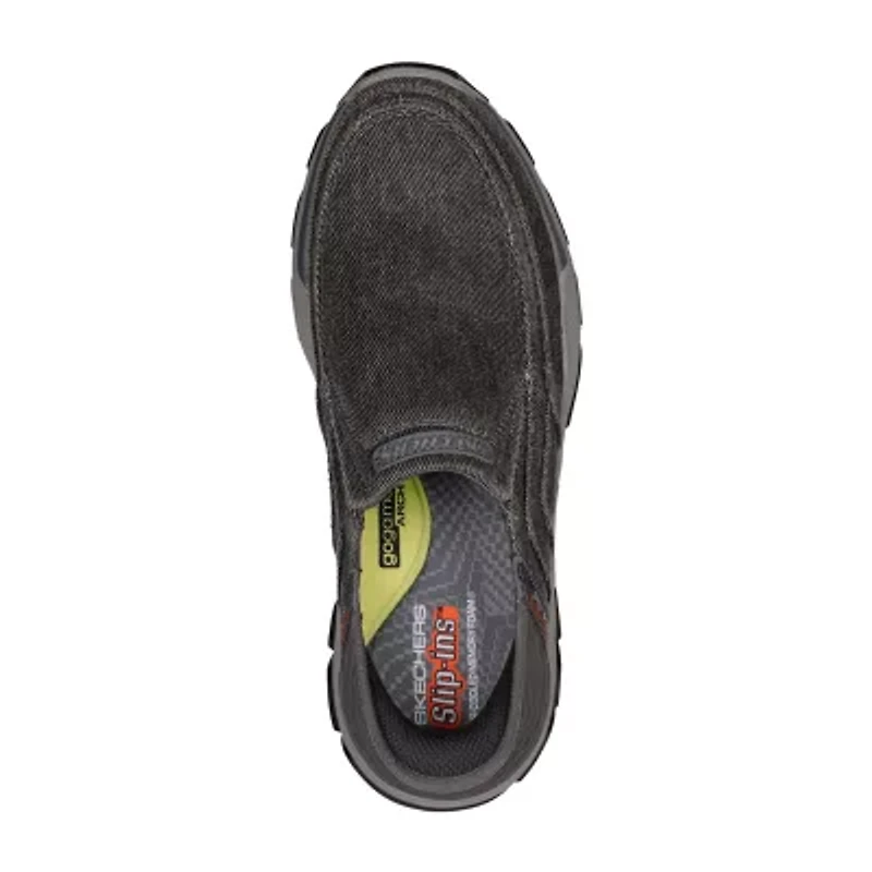 Skechers Hands Free Slip-Ins Respected Holmgren Mens Moc Closed Toe Slip-On Shoe-Extra Wide Width