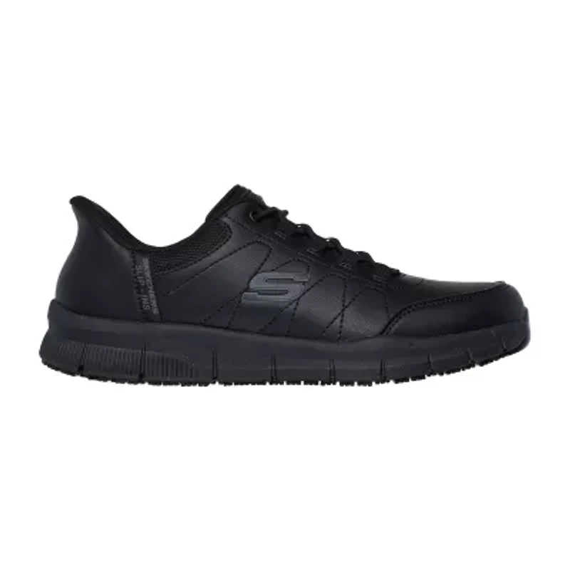 Skechers Hands Free Slip-Ins Nampa Knotly Mens Bike Work Shoes Wide Width