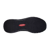 Skechers Hands Free Slip-Ins Squad Chaos Sr Urgran Mens Moc Closed Toe Work Shoes