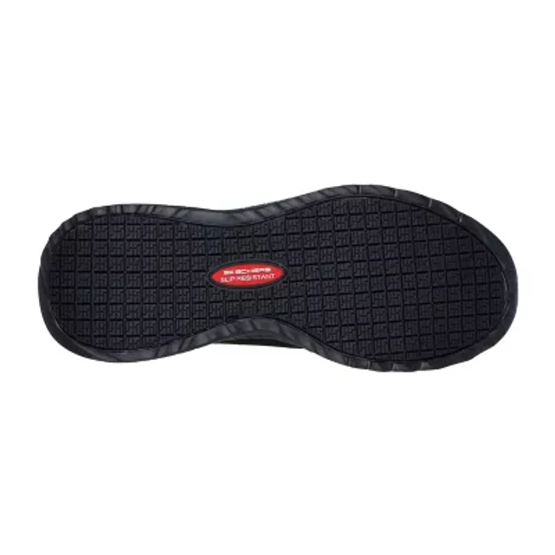 Skechers Hands Free Slip-Ins Squad Chaos Sr Stivig Mens Bike Closed Toe Work Shoes Wide Width
