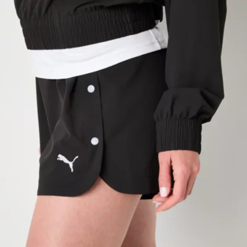 PUMA Womens Woven Pull-On Short