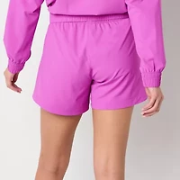 PUMA Womens Woven Pull-On Short