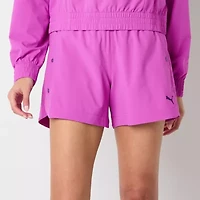 PUMA Womens Woven Pull-On Short
