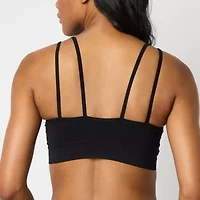 Xersion Light Support Seamless Strappy Back Sports Bra