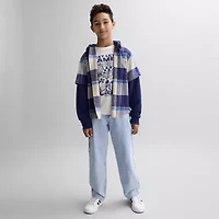 Thereabouts Little & Big Kid Boys Adjustable Waist Carpenter Mid Rise Straight Leg Jean