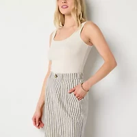 a.n.a Womens Scoop Neck Sleeveless Tall Tank Top