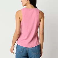 a.n.a Womens U Neck Sleeveless Tall Tank Top