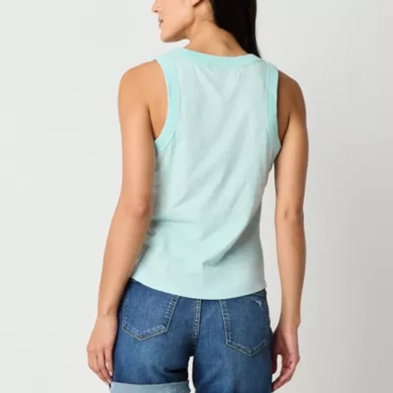 a.n.a Womens Tall U Neck Sleeveless Tank Top