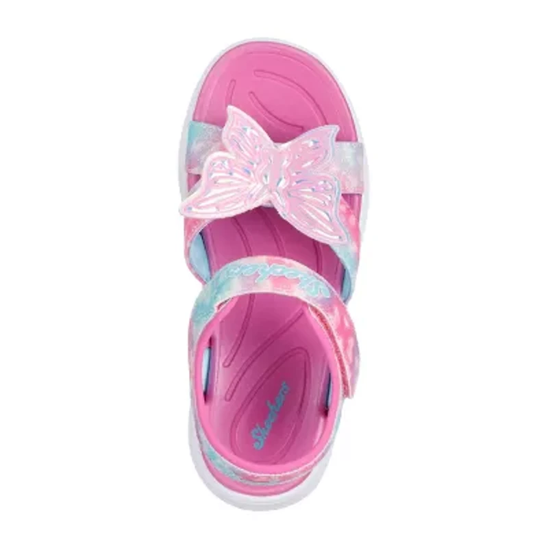 Skechers Jumpsters Sandal Butterfly Brites Little Kid Girls Sneakers