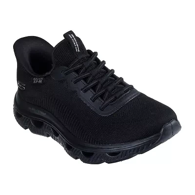 Skechers Bobs Hands Free Slip-Ins Arc Waves Womens Slip-On Walking Shoes