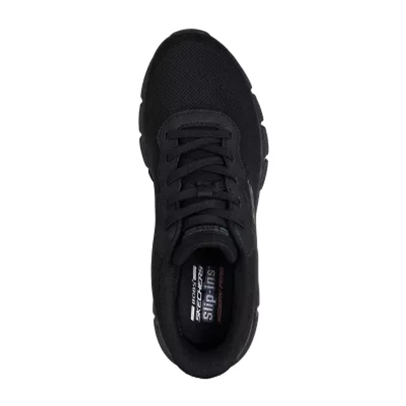 Skechers Bobs Hands Free Slip-Ins Sport B Flex - Glacial Edge Mens Slip-On Walking Shoes