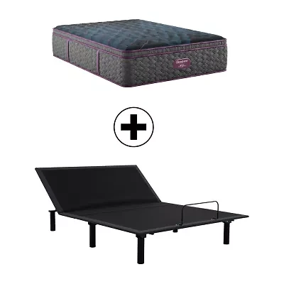 Beautyrest World Class Level Three 15.75" Medium Pillow top - Mattress + Adjustable Base