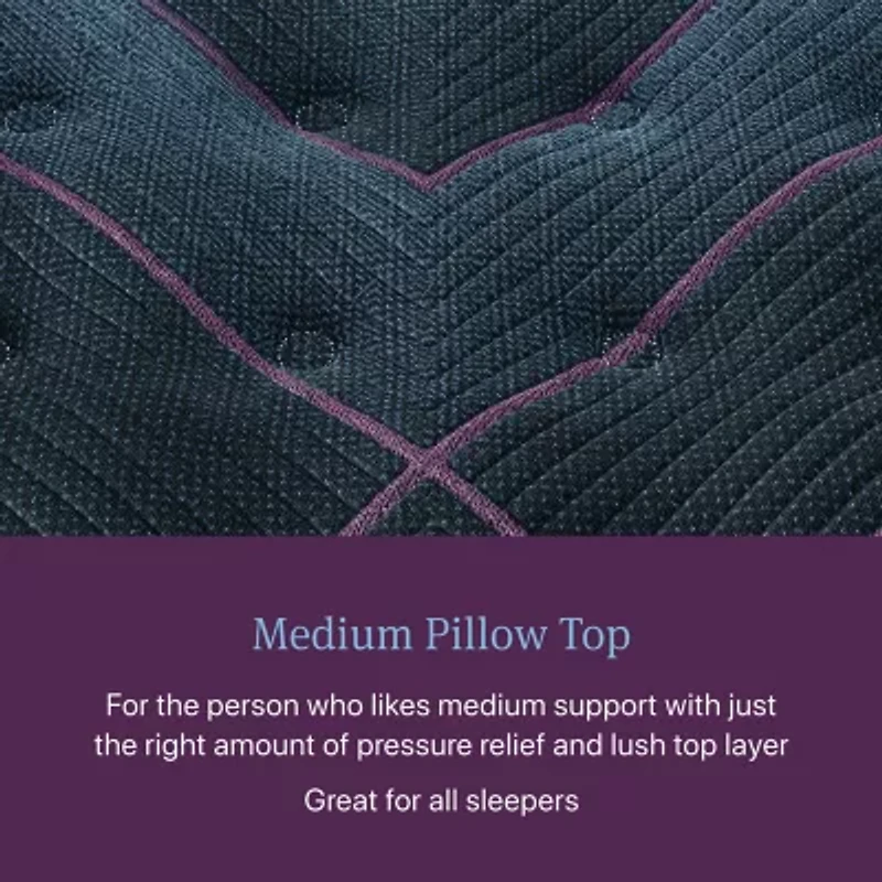 Beautyrest World Class Level Three 15.75" Medium Pillow top - Mattress + Adjustable Base