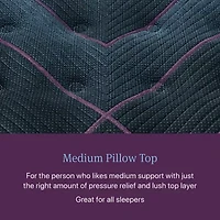 Beautyrest World Class Level Three 15.75" Medium Pillow top - Mattress + Adjustable Base